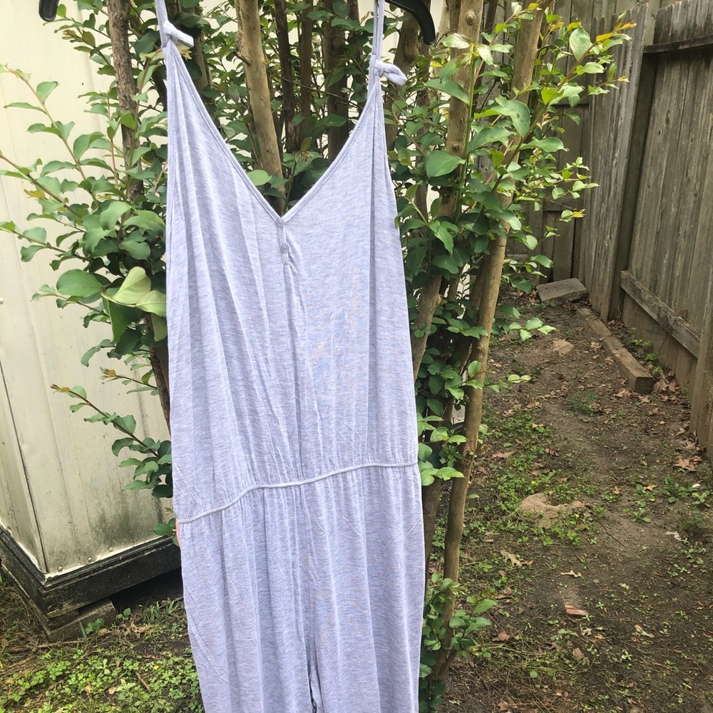 Sleeveless Grey casual jumpsuit